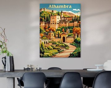 Bezaubernde Ansichten der Alhambra