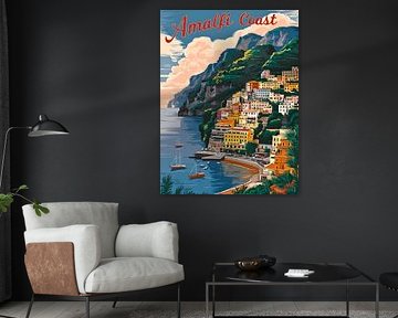 Bezaubernde Aussicht auf die Amalfiküste