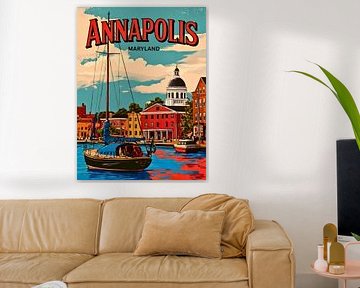 Bezaubernde Annapolis, Maryland Kunstdruck
