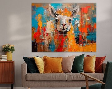 colorful llama