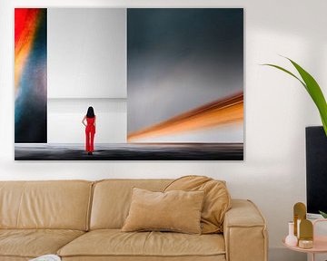 Trapped in everyday life - longing for the sea by Rautenberg Digital Art Maritim