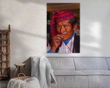 Taquile-indiaan van Franksfotoforum