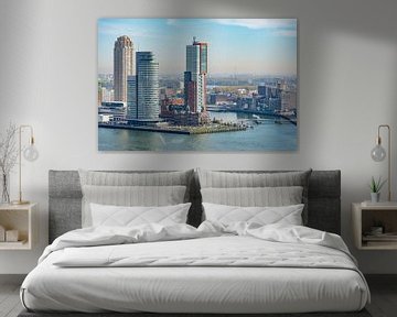 Rotterdam, Kop van Zuid mit Hotel New York von Rob IJsselstein