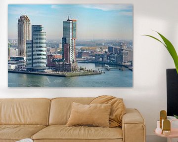 Rotterdam, Kop van Zuid mit Hotel New York von Rob IJsselstein