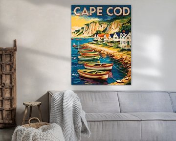 Bezaubernder Kunstdruck von Cape Cod