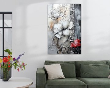 Rode Bloem | Eenzame Rode Bloem