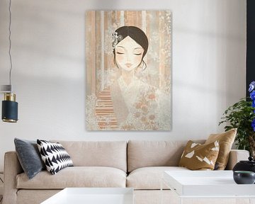 Zen Woman | Woman Flower by Zen and More