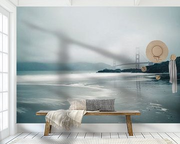 Golden Gate vanaf Baker Beach van Jasper van der Meij