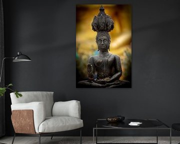 Meditierender Naga-Buddha mit sieben Köpfen von Franklin Driessen