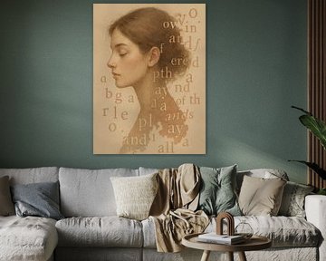 Letters of Silence – Feminine Verse by coretan tangan