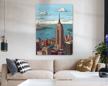 New York Citu Iconic Landmarks by Art Kingdom