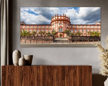 Schloss Biebrich am Rheinufer in Wiesbaden-Biebrich von Werner Dieterich