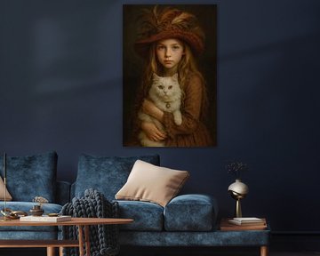 Le cœur du chat blanc