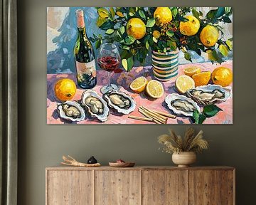 Citrus & Zee op een Roze Tafel van BS