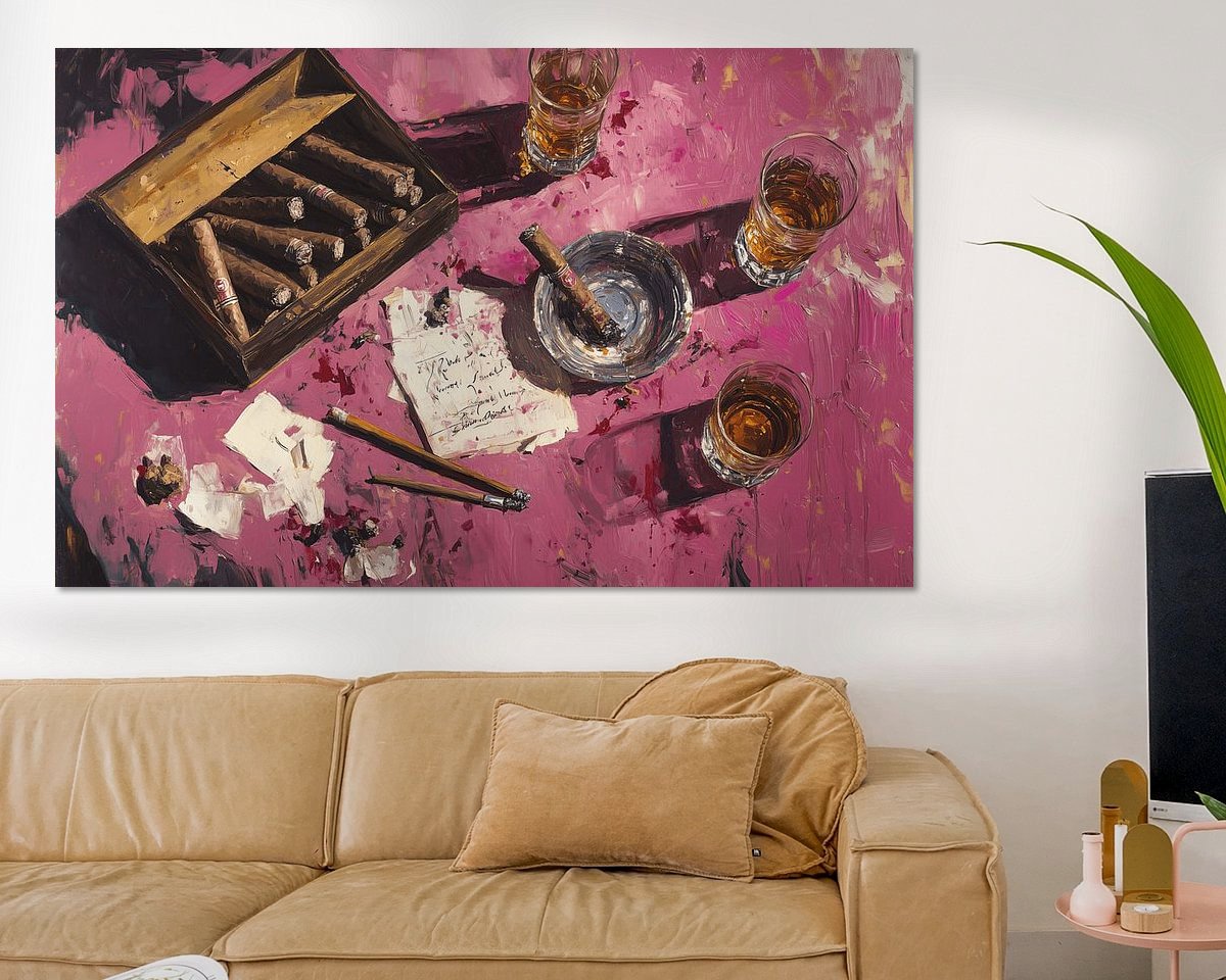 Example of the artwork in a room