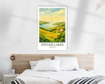 Bezaubernde Finger Lakes Kunstdruck