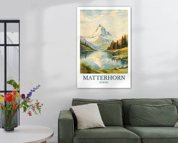 Majestätisches Matterhorn Kunstdruck