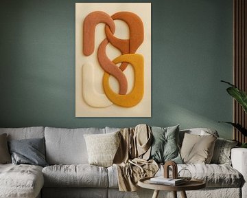 Abstract Cozy Tangled Light by Gisela Art for You
