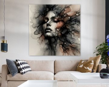 Gefangen in Aquarell von FoXo Art