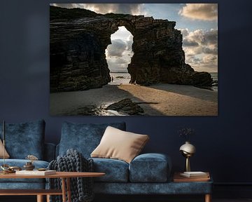 Playa de las Catedrales in Galicia in Spain