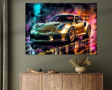 Porsche 911 GT3 RS Gold Bronze Metallic by MIROKKU