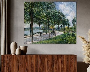 Allée of Chestnut Trees - Alfred Sisley