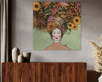 Bloemen in mijn gedachte van Kris Stuurop