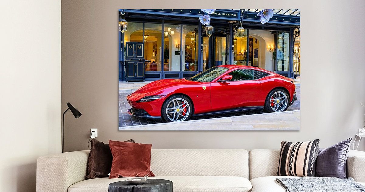 Ferrari Schilderij in Huis en Inrichting