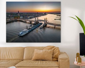 Kampen lente zonsondergang luchtfoto van Sjoerd van der Wal Fotografie