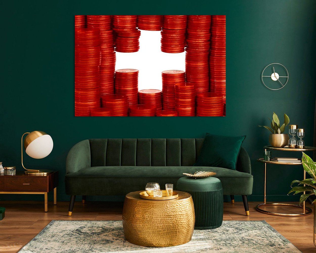 Example of the artwork in a room
