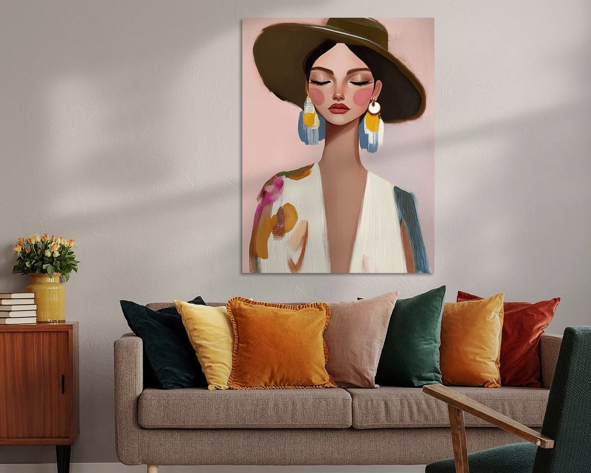 Example of the artwork in a room
