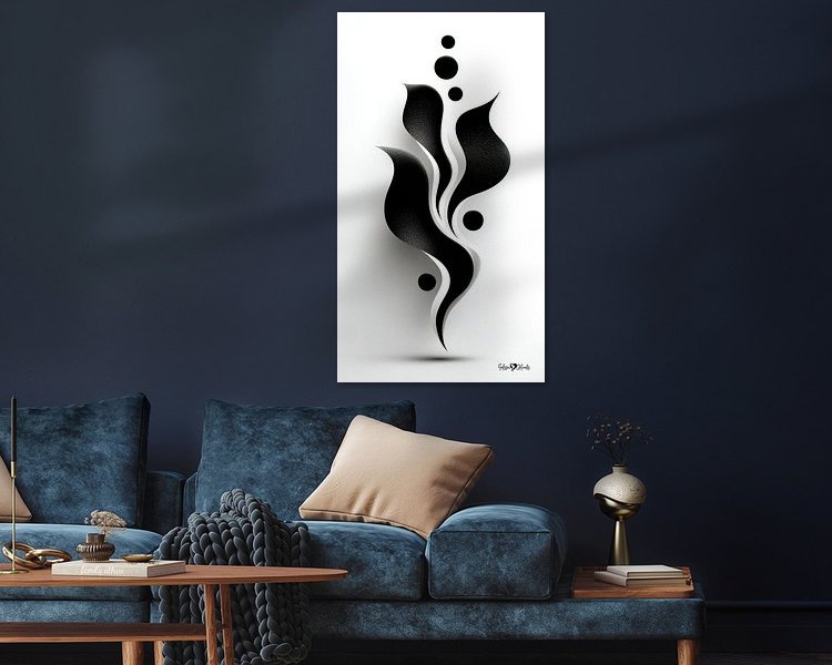 Example of the artwork in a room