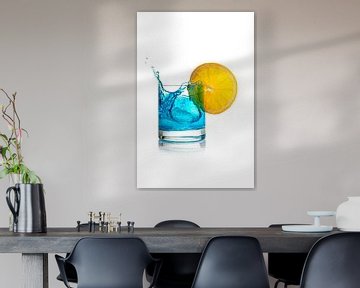 Citroen in een zomers glas van Alexander Baumann