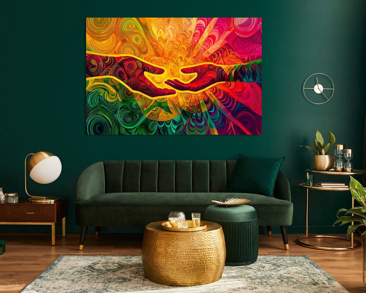 Example of the artwork in a room