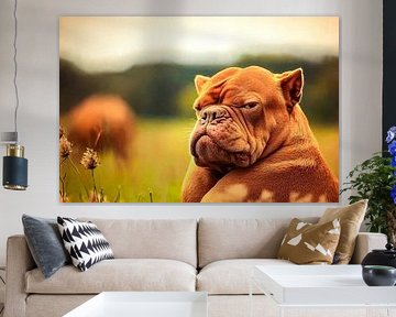 Hund in ruhiger Naturumgebung von Art & Soul Creations