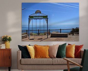 Le parc en bordure de la mer