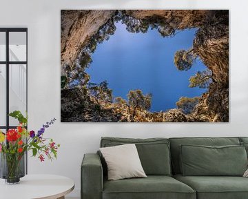 Grotte marine à Vieste (Pouilles) sur Harold van den Hurk