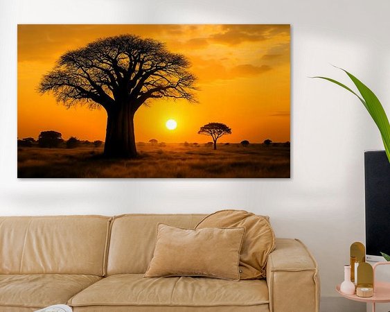 Example of the artwork in a room