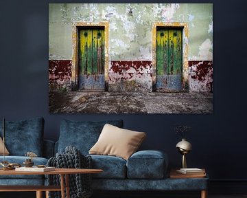 COLOURED TWIN DOORS van ARTBERGWERK
