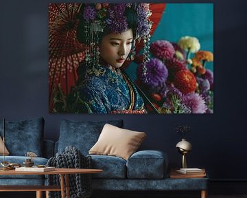 Japanese art Geisha by Egon Zitter