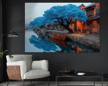 Japanese art painting by Egon Zitter