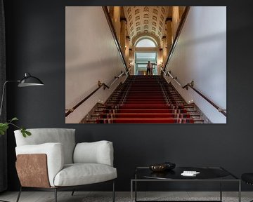 Interior design of the Senate in the Federal Parliament in Bruss van Werner Lerooy