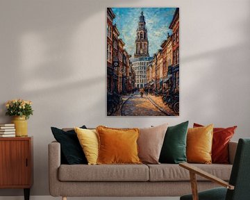 Oosterstraat in the Golden Hour by Stadspronk