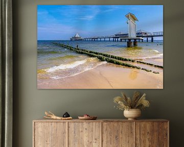 The pier in Heringsdorf on the island of Usedom by Rico Ködder