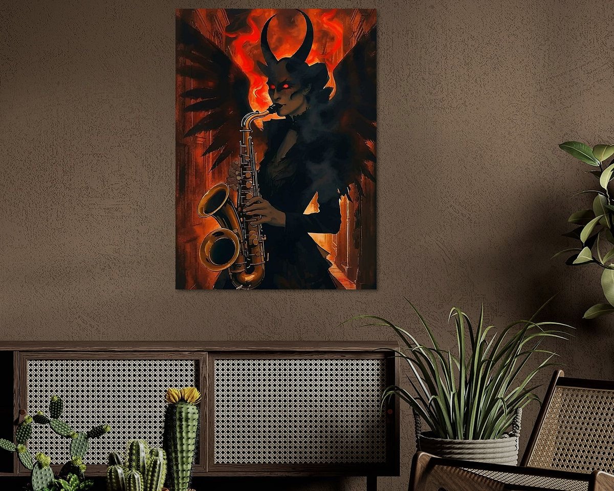 Example of the artwork in a room