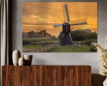 Follega Molen bij Laag-Keppel aan de Oude IJssel van Gert van Eck