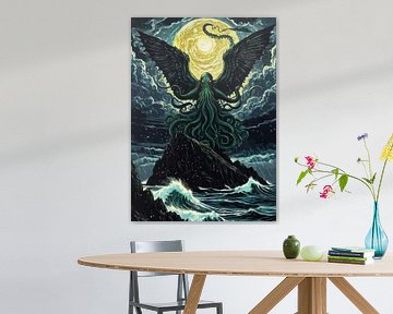 Cthulhu Rising On The Ocean