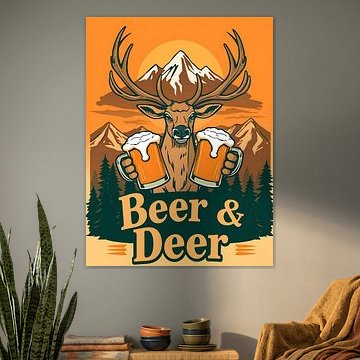 Bière et cerf