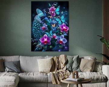 Exotic Peacock Flowers by rendyokt rendy
