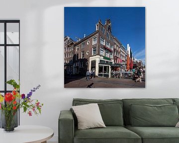 Cafe on Rembrandsplein in Amsterdam. by Joost Adriaanse
